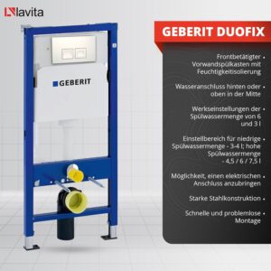 Geberit Duofix + siège Versoni blanc sans bride softclose