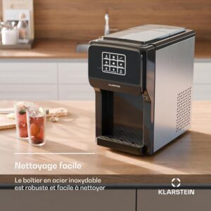 Machine à glaçons Klarstein ArcticBlend 3-en-1 20 kg/24h