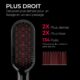 Brosse lissante ionique TYMO pro - 16 temp. 80-230°C