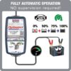 OptiMATE TM254 Optimate7 AmpMatic, 7 12V 10A Battery Charger