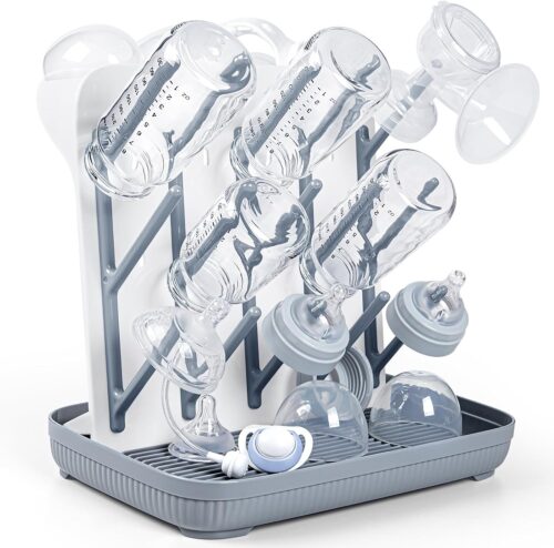 Support De Sechage pour Biberons : Grand Support Vertical pour Le Sechage des Biberons - Support De Sechage Vertical Peu Encombrant