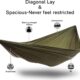 onewind Hamac de Camping de 335 cm avec moustiquaire, hamac Double ultraleger en Nylon Ripstop avec Sangles d'arbre, hamac Portable