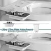 Samodra Pulverisateur Bidet non electrique avec double buses retractables autonettoyantes - Nettoyage avant et arriere - Bouton pous