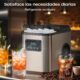 Machine à glaçons acier inoxydable, écran LED, 2 tailles