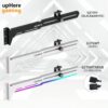 upHere gaming G276WTARGB GPU ARGB LED Sync Adjustable According to Graphics Card Support for Video Card Support Stiffener
