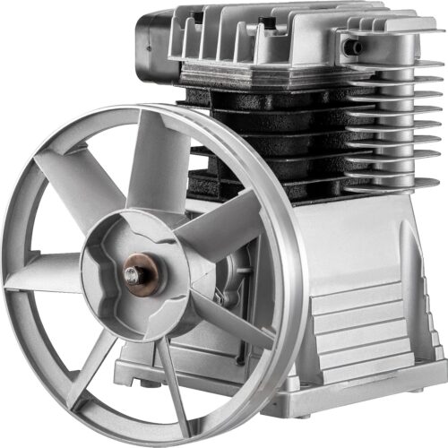71OynpgCq7L._AC_SL1500_.jpg VEVOR Air Compressor Head Pump 375L 3KW Piston Type Double Cylinder Pump Head 1300rpm 1 Stage 11 Bar Aluminium Cylinder Pump Head Co