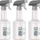 MR.SIGA Lot de 3 Vaporisateurs Atomiseurs Reutilisables, Vaporisateur 470 ml, Buse de Pulverisation Reglable, Flacon Spray Vide pour