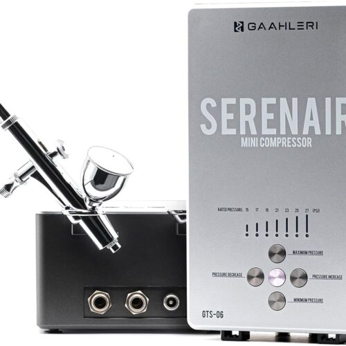 Gaahleri Ambition GTS-06 Series Airbrush and Air Compressor Kit with Air Control