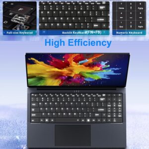 71P9xJ5x0kL._AC_SL1500_.jpg 16 Inch Laptop, Core I5 Processor, 16GB RAM 512GB SSD, Win11 Laptop PC with Backlit Keyboard, Numeric Keypad, Type-CTF Card Slot