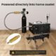 TUXING PCP 4500Psi Air Compressor, High Pressure Adjustable Air Compressor Powered by 12V DC Car or Home 220V AC with Adapter (Inclu