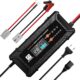 ECO-WORTHY 12V24V 20A Chargeur de Batterie LiFePO4 avec Options Multi-Courant 5A10A15A20A,detection Automatique de la Tension de