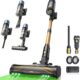 Proscenic P15 Aspirateur Balai sans Fil, 580W50Kpa70Min Aspirateur Sans Fil Puissant,Brosse Anti-Enchevetrement,Autoportante,Teles