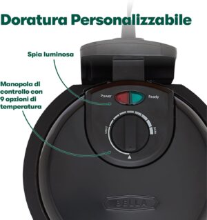 Bella Rotating Waffle Maker, Black