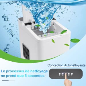Machine à glaçons RELAX4LIFE 15 kg/24 h autonettoyante