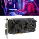 Gaming Graphics Card, 6GB 192Bit GDDR5 Dual Fan Computer Graphics Card, Multimedia Interface HD DVI and VGA Interface, Support Stere