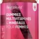 Gummies multivitamines femme – 13 vitamines, goût fraise, 90