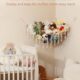 iKeelo Range Peluche Hamac de Rangement pour Jouets, en Macrame pour Animaux en Peluche, Organisateur Suspendu pour Chambre d'Enfant