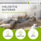71QWEmhU1vL._AC_SL1500_.jpg Hamac Paya de Juskys avec chassis - hamac Double d'exterieur, pour 2 Personnes - supporte jusqu'a 200 kg - hamac Double d'interieur