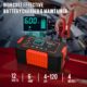 6A Car Battery Charger, NEXPEAK 6A 12V Smart Motorcycle Battery Charger, Automatic Repair Function Portable Battery Chargers for Car
