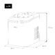 H.Koenig Machine à Glaçons KB14 – 12 kg/24h, 9 glaçons 6 min
