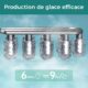 Machine à Glaçons QEXREED Autonettoyante – 12 kg/24 h