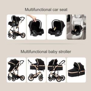 Poussette 3 en 1 Reenborn réversible cadre aluminium