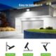 Lepro Projecteur LED Exterieur 50W 2 Pieces, 4250LM Spot Led , 5000K Blanc Froid , IP65 Etanche Eclairage de Securite, Projecteur po