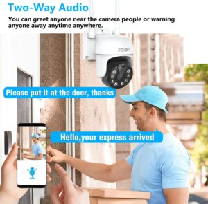 71RFYSXYbLS._AC_SL1500_.jpg REIGY 3MP Outdoor WiFi Surveillance Camera PT 360 1296P IP Wireless Security Camera with Motion Detection Night Vision in Colour Two