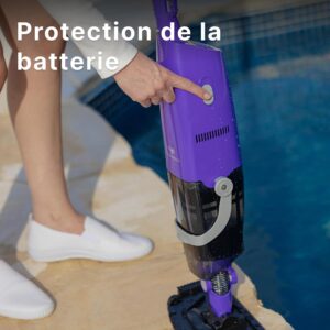 Niya AquaSweep S1 Rechargeable Handheld Vacuum Cleaner with Telescopic Handle, Powerful Suction, Hard to Access Corner Cleaning, 60