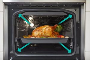 Gorenje GECS6C 70 XPA Cuisiniere electrique avec plaque vitroceramique, 60 cm, 71 litres, ExtraSteam, GentleClose, AirFry, bascule r