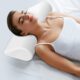 bonmedico Teardrop Oreiller A Memoire De Forme Innovant Confortable Blanc, Coussin Ergonomique Cervical, Soutien CouNuque Douloureu
