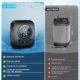 Spopal Camping Shower, 8000 mAh Portable Shower, Camping Shower Kit, Rechargeable Electric Shower Pump, with Smart Display and Sho