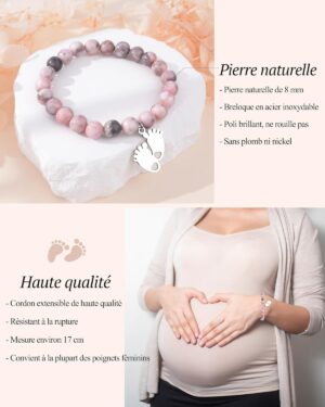 Bracelet pierres naturelles femme - CheersLife - Cadeau