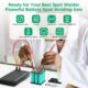 Machine a souder par point,Kerpu 5000mah 11 Grades supporte le mode AutoManuel avec 5M Feuille de Nickel,support de batterie