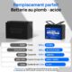 Batterie DCHOUSE 12V 100Ah LiFePO4, BMS 100A ameliore, jusqu'a 15000 cycles, batterie au lithium 1280Wh, parfaite pour les camping-c
