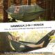 Hamac Udbrud camping moustiquaire 300 kg 260 x 140 cm nylon