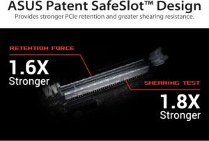 ASUS ROG Strix Lift Cable PCI-E 3.0 x16 High Speed Flexible Extension Card Port Extension Adapter 90 Degree (240mm)
