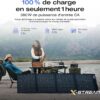 EcoFlow Staion electrique portable RIVER 3 Plus avec panneau solaire 60 W, batterie LFP 286 Wh, sortie 1200 W, autonomie 16 heures p