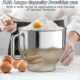 CHeflee Robot Patissier 1800W Robot Petrin Professionnel 7.2 Litres Faible Bruit Robot de Cuisine Multifonction avec Fouet,Batteur,C