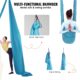 Hamac de yoga aérien VEVOR - kit, charge 1000 kg, 5x2,8 m