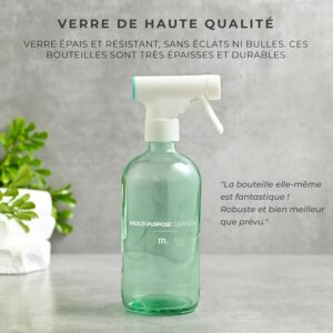 Pulvérisateur plantes 500 ml MaisoNovo lot 2 Vert +16 étiq
