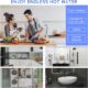 JAOGAUS Instant Water Heaters, 6000W Energy Saving Tankless Water Heaters with Remote Control, Electric Water Heater for Home Bathro