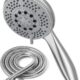 71UP0AtuQwL._AC_SL1500_.jpg Vinabo Shower Head 1.5 m Flexible Steel Shower Tube, 5 Functions Multifunctional High Pressure Shower Jet, ABS Chrome Anti-Limesca