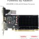 QTHREE Radeon HD 5450 Graphics Card, 2GB, GDDR3, 64-bit, DVIHDMIVGA, Low Profile, PCI Express x16 2.0, Desktop Video Card for PC,