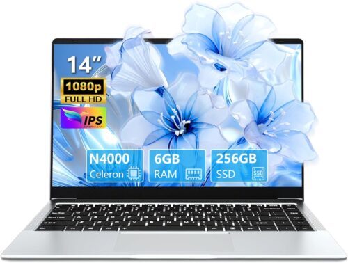 Ordinateur portable Celeron N4000 14,1" Moacreto 6Go/256Go