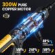 Nettoyeur Haute Pression sans Fil, 50 Bar Nettoyeur Haute Pression sur Batterie avec 2 x 3,0 Ah Batteries, Buse 6 en 1, Moteur en Cu
