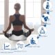 Bearrerp Coussin orthopedique en mousse a memoire de forme - Ergonomique - Favorise la circulation sanguine et soulage le coccyx - P