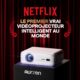 AURZEN Eazze D1 Official NetfIix, Doiby, Auto FocusKeystone, HDR10, Mini Portable Bluetooth WiFi Projector, Full HD 1080P Video Pro