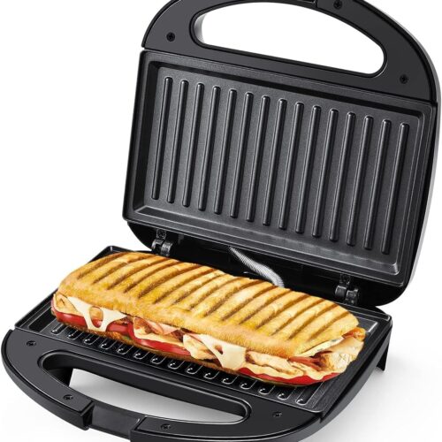 71VJkbr41sL._AC_SL1499_.jpg YASHE Grill Panini, 750W Appareil Panini avec Plaques Anti-adhesif, Appareil Croque Monsieur, Temperature Automatique, Indicateur LE