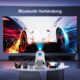 Salange 4K WiFi 6 BT5.2 Mini Projector Android OS 11.0 720P Home Cinema Projector 180 Rotation Portable Projector for PhoneXboxLa